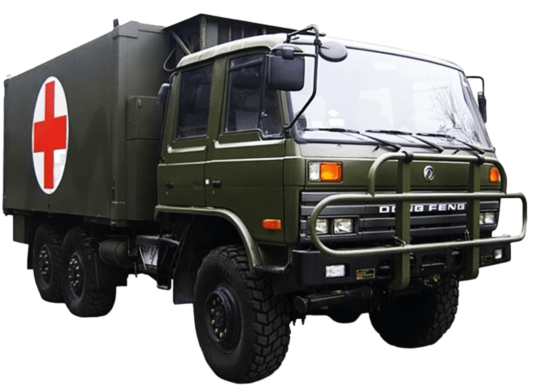Dongfeng 6x6 Series 2 Yizhuan MILITARY MEDICAL TRUCK 6x6
