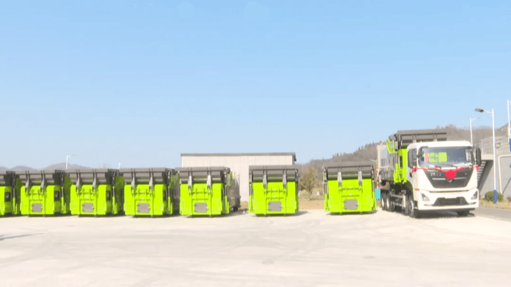 Yizhuan Municipal Series Products Delivered to Customers 5 garbage truck