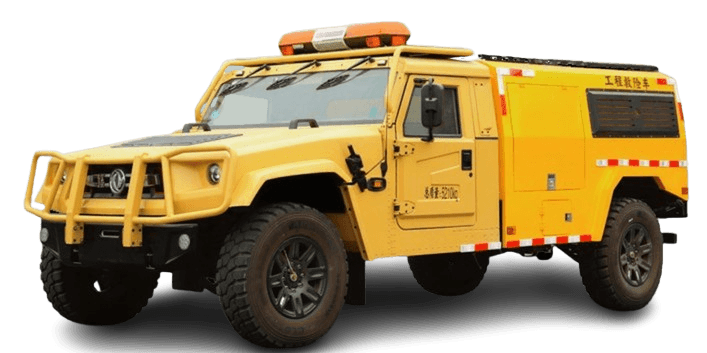 Emergency Rescue Series 5 Dongfeng warrior 4x4 off road engineering rescue vehicle